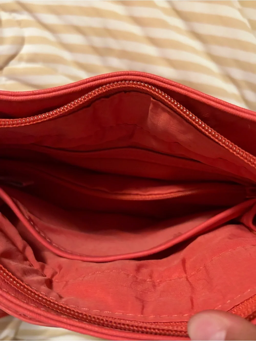 Rosetti Red Leather Crossbody Bag